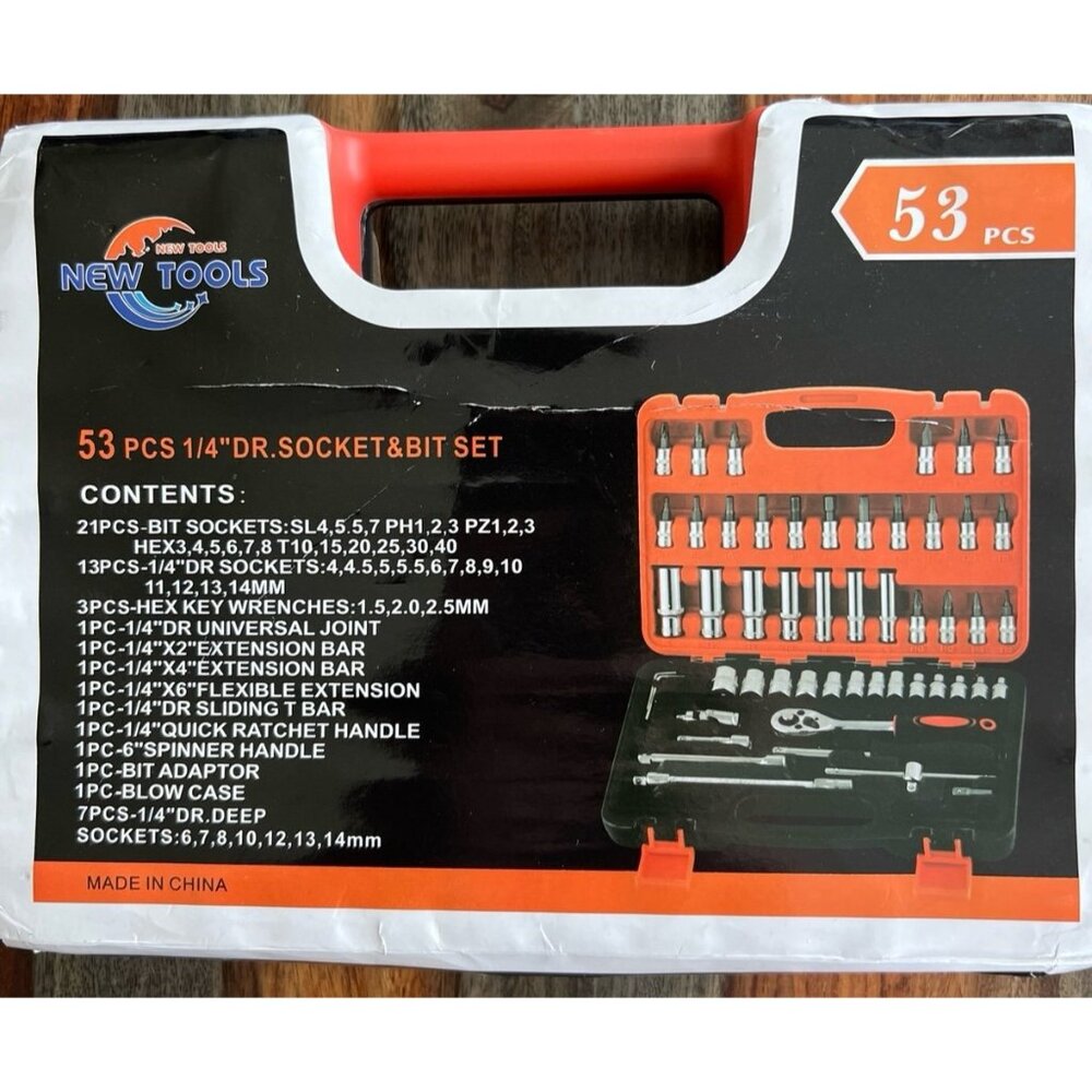 New Tools 53 pcs Socket & Bit